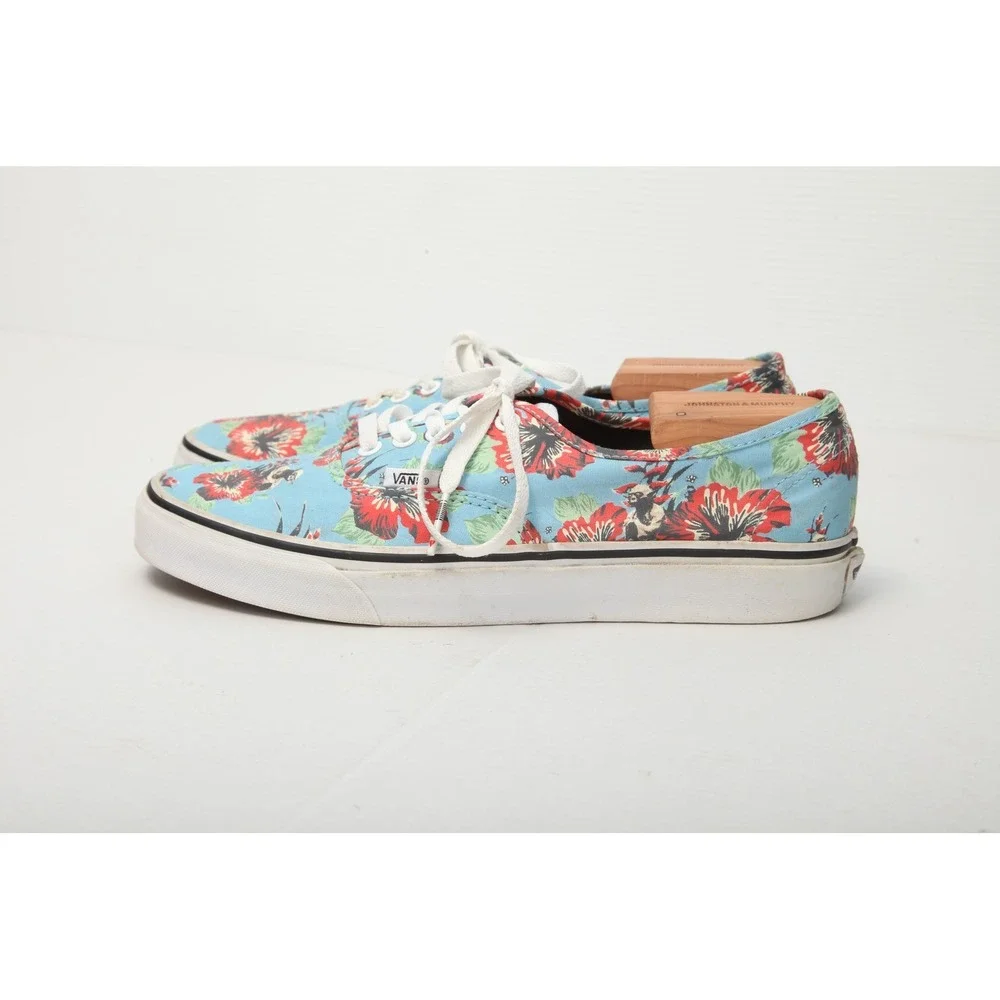 Vans Star Wars Yoda Aloha Authentic Men's US 9.5 Floral Hawaiian Sneakers